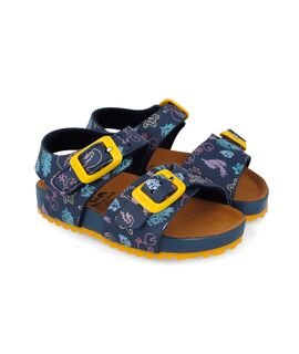 Garvalin Παιδικά Ανατομικά Πέδιλα Σκαφάκια 252470-A089-AZUL MARINO - ΜΠΛΕ