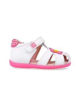 Agatha Ruiz De La Prada Παιδικά Ανατομικά Παπουτσοπέδιλα 252900-A050-BLANCO - ΛΕΥΚΟ