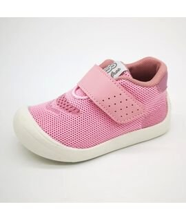 Falcotto Παιδικά Ανατομικά Sneakers Free VL. knitted-eco calf pink-clay - ΡΟΖ