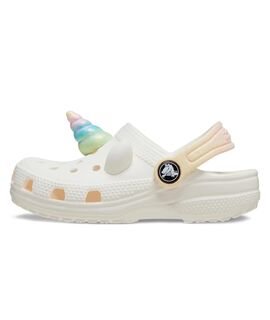 CROCS Παιδικά Σαμπό Θαλάσσης Classic IAM Rainbow UnicornCqT 209701-0WV chalk - ΕΚΡΟΥ