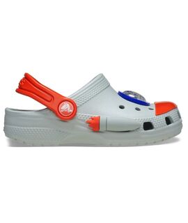 CROCS Παιδικά Σαμπό Θαλάσσης Classic Rocket Ship Clog T 210359-1NM mirage - ΓΚΡΙ