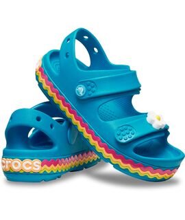 CROCS Παιδικά Πέδιλα Θαλάσσης Crocband Cruiser RicRac Sandal T 211032-4WG marina - ΜΠΛΕ