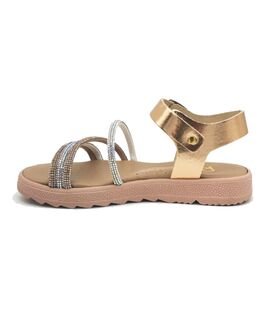 Ricco Mondo Παιδικά Δερμάτινα Ανατομικά Πέδιλα T30266V1 - ΧΑΛΚΟΣ