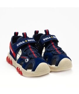 BULL BOYS Παιδικά Παπουτσοπέδιλα με ΗΧΟ DNCR5060-B00-BL01 T-REX BLU - ΜΠΛΕ