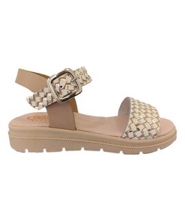 ABY shoes Παιδικά Δερμάτινα Ανατομικά Πέδιλα ABY569-NUDE