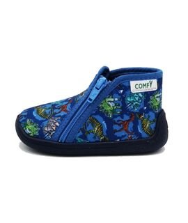 Comfy Anatomic Παιδικές Ανατομικές Παντόφλες GRAFF 1141-MARINE JURA - ΜΠΛΕ