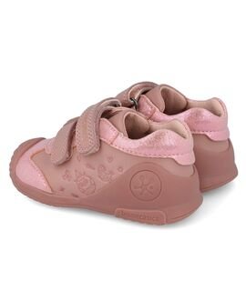 Biomecanics Παιδικά Ανατομικά Δερμάτινα Μποτάκια 251101-A159-KISS - ΡΟΖ