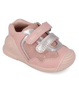 Biomecanics Παιδικά Ανατομικά Δερμάτινα Μποτάκια 251103-A193-PETALO - ΡΟΖ