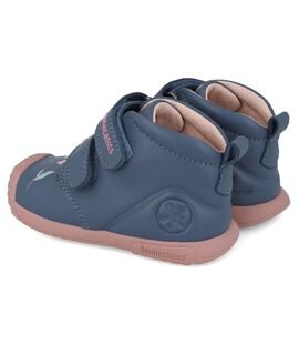 Biomecanics Παιδικά Ανατομικά Δερμάτινα Μποτάκια 251106-A556-PETROL - ΜΠΛΕ