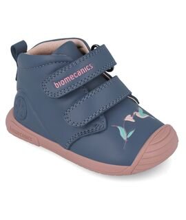 Biomecanics Παιδικά Ανατομικά Δερμάτινα Μποτάκια 251106-A556-PETROL - ΜΠΛΕ