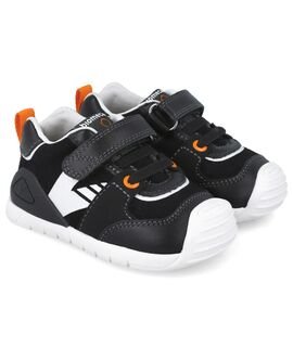 Biomecanics Παιδικά Ανατομικά Δερμάτινα Μποτάκια 251131-A054-NEGRO - ΜΑΥΡΟ