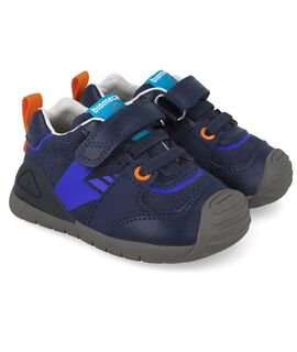 Biomecanics Παιδικά Ανατομικά Δερμάτινα Μποτάκια 251131-B183-OCEAN - ΜΠΛΕ