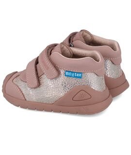 Biomecanics Παιδικά Αδιάβροχα Ανατομικά Δερμάτινα Μποτάκια 251134-D032-ROSA ΡΟΖ
