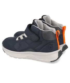 Biomecanics Παιδικά Ανατομικά Δερμάτινα Sneakers 251252-A089-AZUL MARINO - ΜΠΛΕ