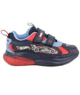 Primigi HOT WHEELS Παιδικά Ανατομικά Sneakers ΦΩΤΑΚΙΑ 8991111-BLUE/BLACK - ΜΠΛΕ/ΜΑΥΡΟ