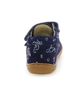 Naturino Παιδικά Δερμάτινα Ανατομικά Μποτάκια Cocoon VL suede pr.dragons navy - ΜΠΛΕ