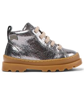 Camper Παιδικά Δερμάτινα Μποτάκια First Walkers Brutus Grey K900291-011 - ΓΚΡΙ/ΑΣΗΜΙ