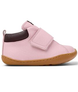 Camper Παιδικά Δερμάτινα Μποτάκια First Walkers Peu Cami Pink K900386-003 - ΡΟΖ