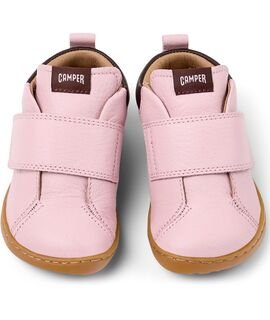 Camper Παιδικά Δερμάτινα Μποτάκια First Walkers Peu Cami Pink K900386-003 - ΡΟΖ