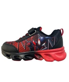 Marvel Παιδικά Sneakers SPIDER-MAN ΦΩΤΑΚΙΑ SP014215 ΜΑΥΡΟ