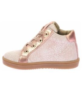 Kickers Παιδικά Δερμάτινα Ανατομικά Μποτάκια Kick Welly rose clair 1223511-10-131 - ΡΟΖ