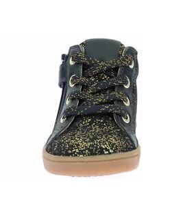 Kickers Παιδικά Δερμάτινα Ανατομικά Μποτάκια Kick Welly marine foil 1223512-10-103 - ΜΠΛΕ