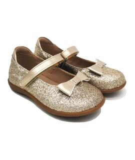 Ricco Mondo Παιδικές Ανατομικές Μπαλαρίνες 1830-ΑΜΜΟΣ GLITTER - ΧΡΥΣΟ