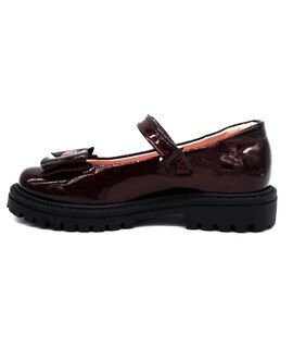 ABY Shoes Παιδικές Ανατομικές Δίσολες Μπαλαρίνες Aby506-ΜΠΟΡΝΤΩ