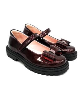 ABY Shoes Παιδικές Ανατομικές Δίσολες Μπαλαρίνες Aby506-ΜΠΟΡΝΤΩ