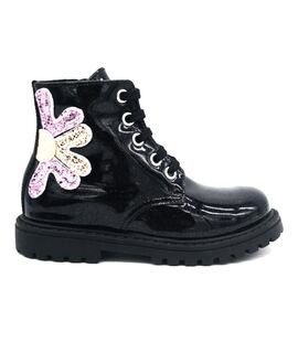 ABY Shoes Παιδικά Δερμάτινα Ανατομικά Μποτάκια Αρβυλάκια Aby534-ΜΑΥΡΟ