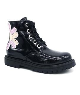 ABY Shoes Παιδικά Δερμάτινα Ανατομικά Μποτάκια Αρβυλάκια Aby534-ΜΑΥΡΟ