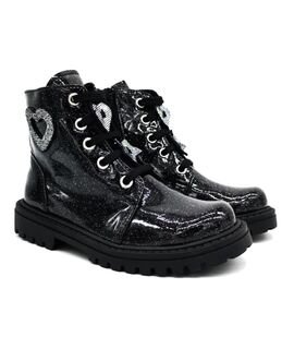 ABY Shoes Παιδικά Δερμάτινα Ανατομικά Μποτάκια Αρβυλάκια Aby536-ΜΑΥΡΟ