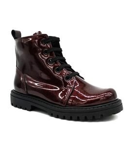 ABY Shoes Παιδικά Δερμάτινα Ανατομικά Μποτάκια Αρβυλάκια Aby551-ΜΠΟΡΝΤΩ