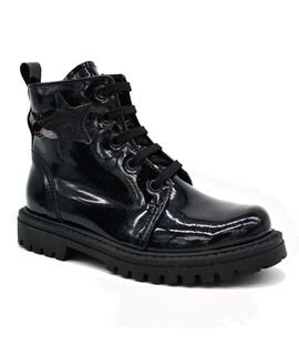 ABY Shoes Παιδικά Δερμάτινα Ανατομικά Μποτάκια Αρβυλάκια Aby554-ΜΑΥΡΟ