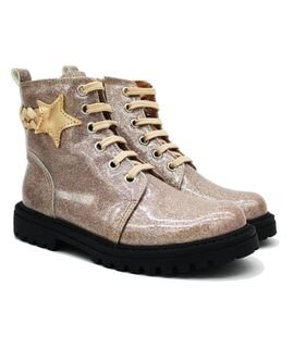 ABY Shoes Παιδικά Δερμάτινα Ανατομικά Μποτάκια Αρβυλάκια Aby554-ΑΜΜΟΥ