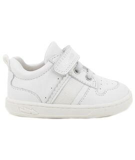 PRIMIGI Παιδικά UNISEX Ανατομικά Δερμάτινα Sneakers 1403222 bianco - ΛΕΥΚΟ