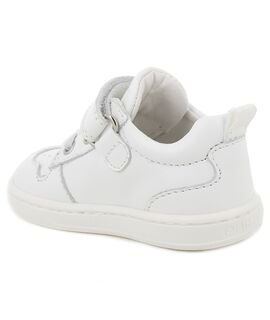 PRIMIGI Παιδικά UNISEX Ανατομικά Δερμάτινα Sneakers 1403222 bianco - ΛΕΥΚΟ