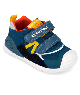 Biomecanics Παιδικά Ανατομικά Δερμάτινα Μποτάκια 262122-B556-PETROL - ΜΠΛΕ