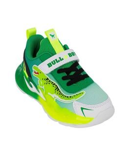 BULL BOYS Παιδικά Sneakers με ΦΩΤΑΚΙΑ DNAL5117-VE01 JURASSIC REX VERDE -ΠΡΑΣΙΝΟ