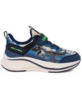 BULL BOYS Παιδικά Sneakers με ΗΧΟ DNAR5274-BL01 URAGANO REX BLU - ΜΠΛΕ