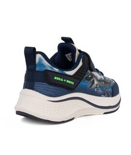 BULL BOYS Παιδικά Sneakers με ΗΧΟ DNAR5274-BL01 URAGANO REX BLU - ΜΠΛΕ