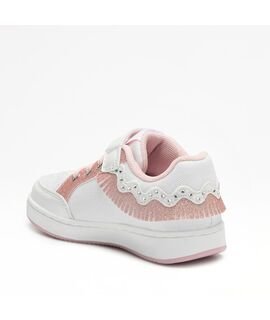 LELLI KELLY Παιδικά Sneakers με ΦΩΤΑΚΙΑ LKAL8056-BI01 FRANGETTA MIX BIANCO - ΛΕΥΚΟ