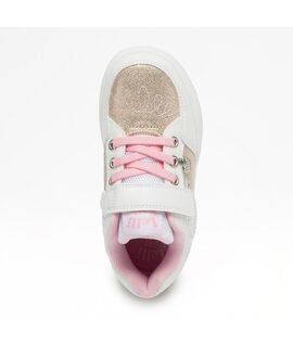LELLI KELLY Παιδικά Sneakers με ΦΩΤΑΚΙΑ LKAL8058-BI01 FRANGETTA MIX BIANCO/ORO - ΛΕΥΚΟ/ΧΡΥΣΟ