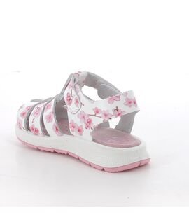 PRIMIGI Παιδικά Ανατομικά Δερμάτινα Παπουτσοπέδιλα 1365833 bianco/rosa - ΛΕΥΚΟ/ΡΟΖ