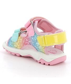 PRIMIGI Παιδικά Ανατομικά Πέδιλα 1366822 pink glitter - ΠΟΛΥΧΡΩΜΟ