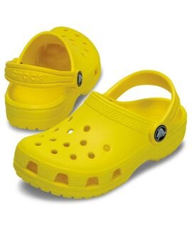 CROCS UNISEX Παιδικά Σαμπό Θαλάσσης Classic Clog 206990-7C1 LEMON - ΚΙΤΡΙΝΟ