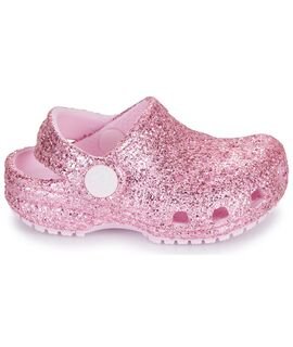 CROCS Παιδικά Σαμπό Θαλάσσης Classic Chunky Glitter Clog 211940-6ZW PINK - ΡΟΖ GLITTER
