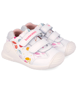 Biomecanics Παιδικά Ανατομικά Δερμάτινα Μποτάκια 262102-B050-BLANCO - ΛΕΥΚΟ