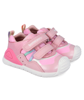 Biomecanics Παιδικά Ανατομικά Sneakers High 262103-A032-ROSA - ΡΟΖ