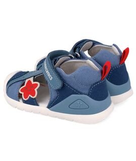 Biomecanics Παιδικά Ανατομικά Δερμάτινα Παπουτσοπέδιλα 262127-A631-INDIGO - ΜΠΛΕ
